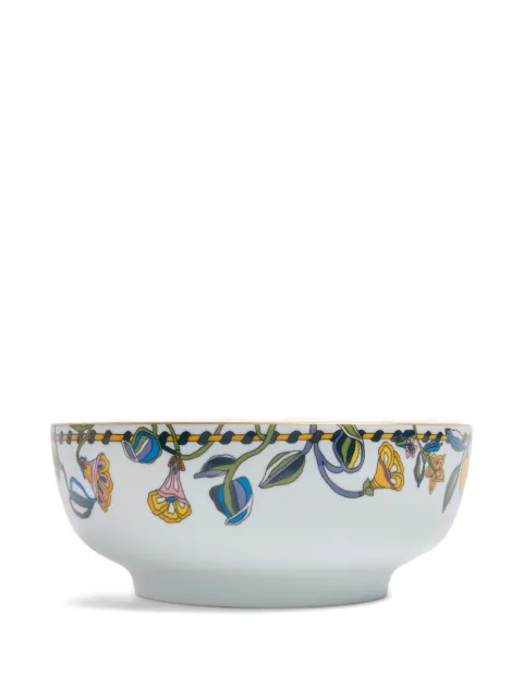 La DoubleJ Borboni White porcelain bowl White BWT0007CER001BRN12WH01
