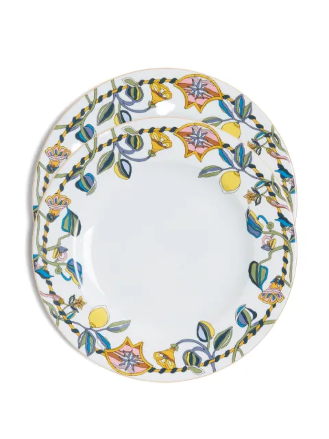 La DoubleJ dinner plates set of 2 White DIN0002CER001BRN12WH01