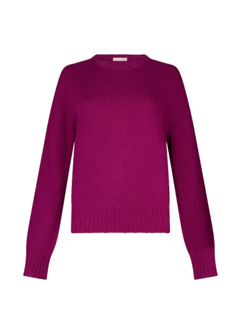 LIU JO ribbed crew-neck sweater Purple WA6290MA73R
