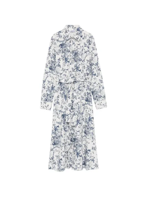 LIU JO long shirt dress White UA6305T6299