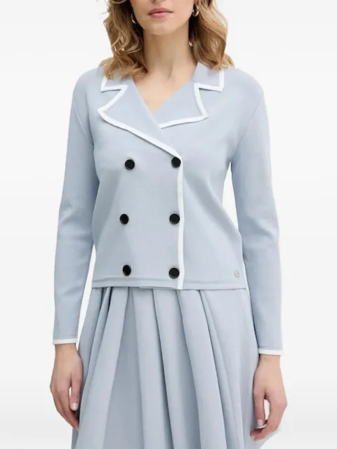 Karl Lagerfeld double-breasted cardigan Blue B1W18004