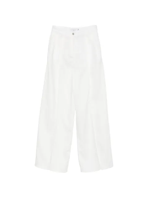 IRO high-waisted wide-leg trousers White WM23REMY