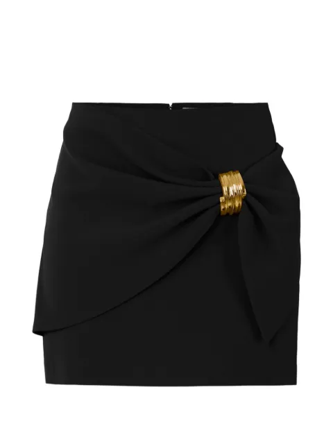 Elisabetta Franchi gathered-detail mini skirt Black GO18862E2