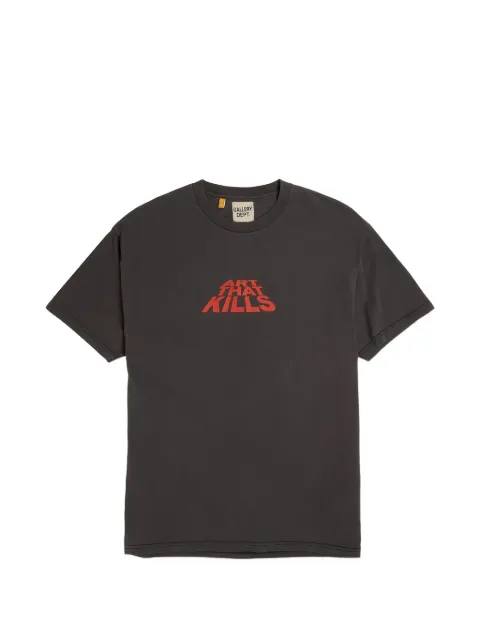 GALLERY DEPT. ATK graphic-print crew-neck T-shirt Black 0A650575