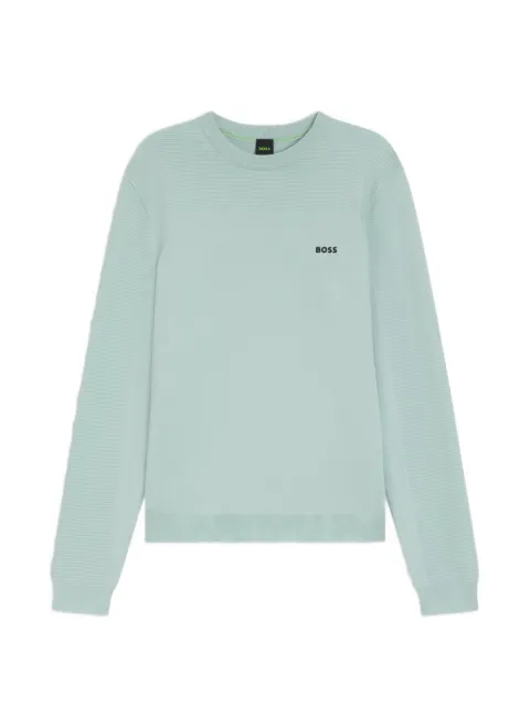 BOSS long-sleeve sweater Green 50547507