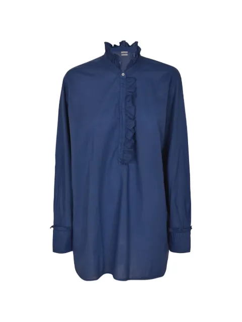 Massimo Alba ruffled blouse Blue P23D0PRINCT0278