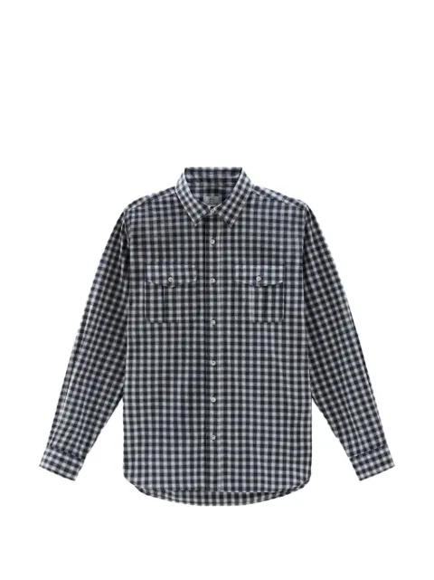 Woolrich check pocket shirt Blue CFWOSI0125MRUT3669