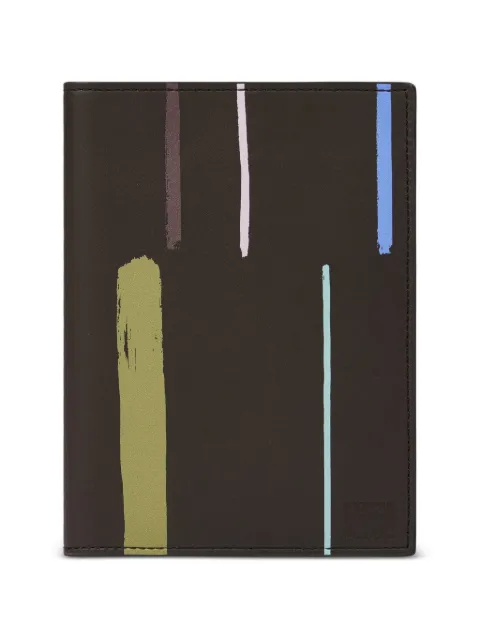 Paul Smith striped passport holder Brown M1A5022UBRSTR
