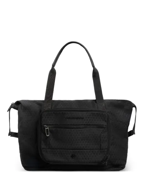 PIQUADRO geometric pocket holdall Black CA6908W139