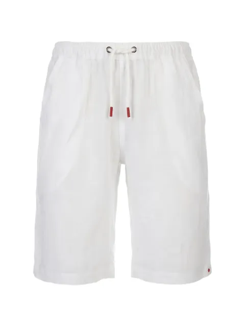 Kiton drawstring-waistband shorts White UPSHORTH09690