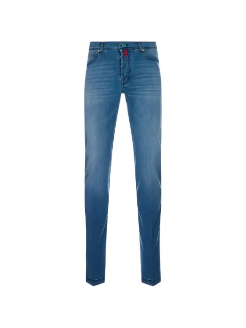 Kiton faded-effect slim-fit jeans Blue UPNJSMK0621H