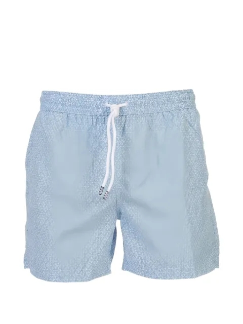 Fedeli floral-print swim shorts Blue 00326F201