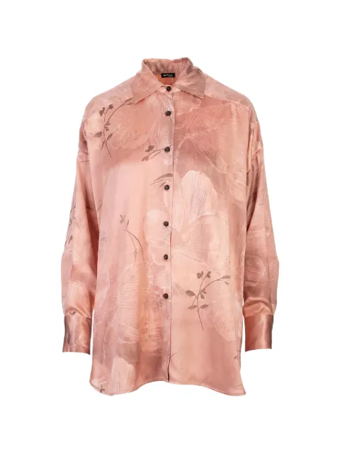 Kiton floral-print shirt Pink D52431K0873G