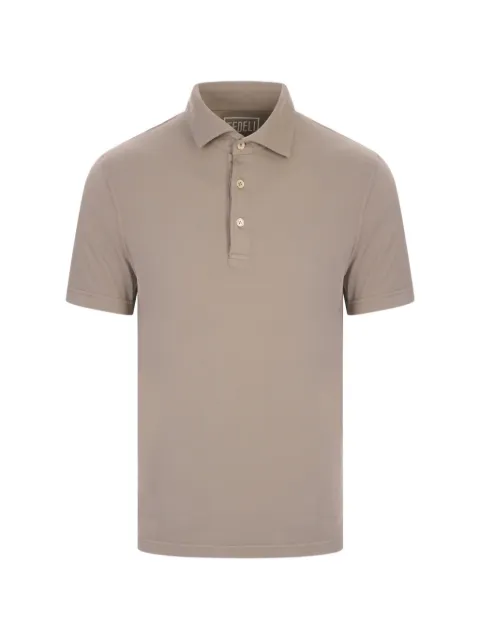 Fedeli short-sleeve polo shirt Neutrals 00120