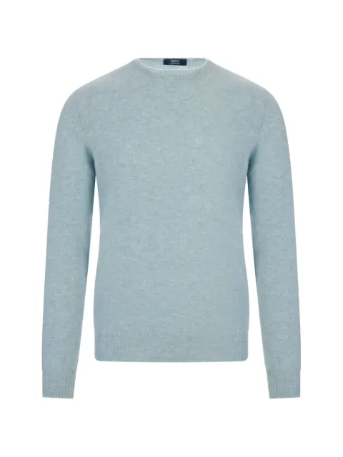 Fedeli crew-neck sweater Blue 05878