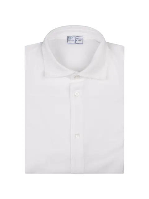 Fedeli steve piquet shirt White TUF00101CC