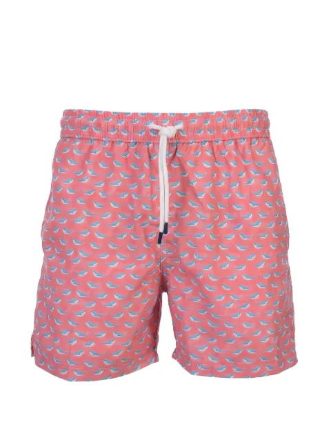 Fedeli whale-print swim shorts Pink 00318F966