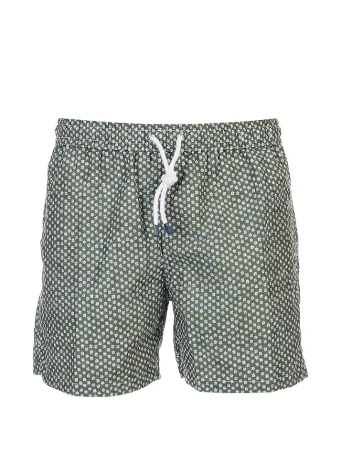 Fedeli floral-print swim shorts Green 00318F208