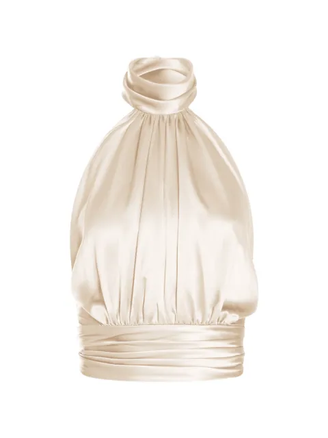 ALEXIA & ANTONIA draped blouse Neutrals 12011511101