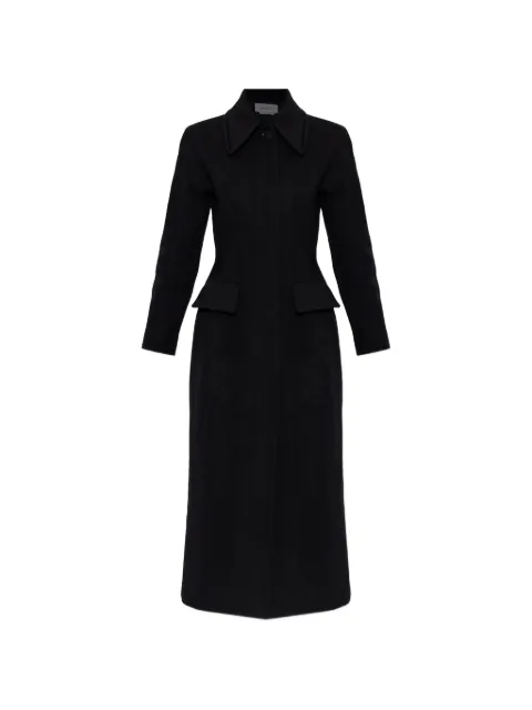 Alexander McQueen corset-detail coat Black 847900QKABR