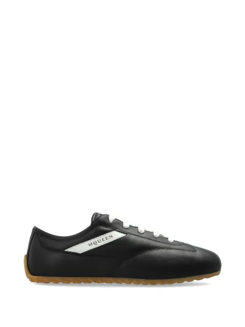 Alexander McQueen Boxe leather sneakers Black 862794WIAJ8