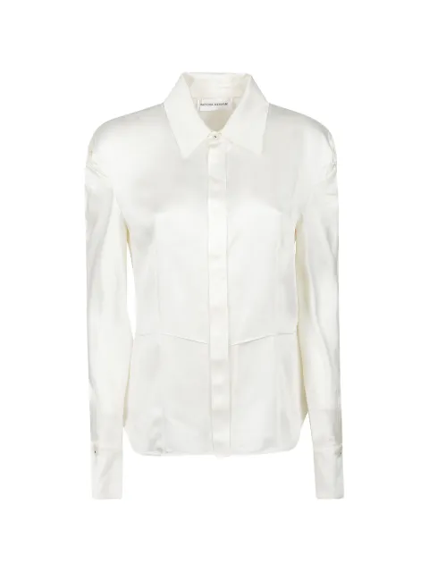 Victoria Beckham satin shirt White 1226WSH007231A