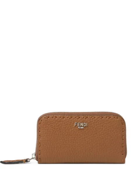 FENDI Selleria zip trim wallet Neutrals 7M0379AW2F