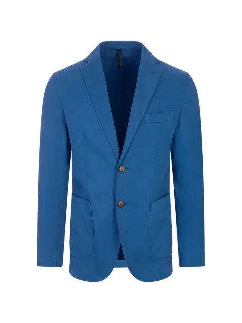 russocapri oxford cotton blazer Blue 311100