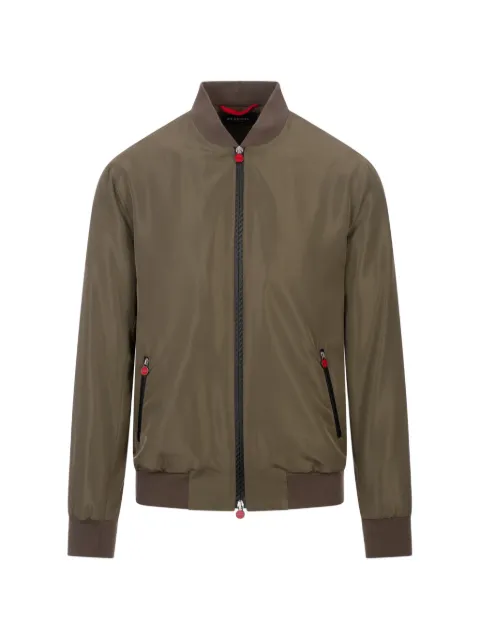Kiton zip-up bomber jacket Green UBLMSEAK0741H