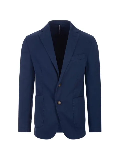 russocapri oxford cotton blazer Blue 311100