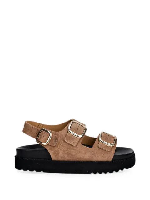 Scholl Blake buckle-fastening flatform sandals Neutrals F007761062