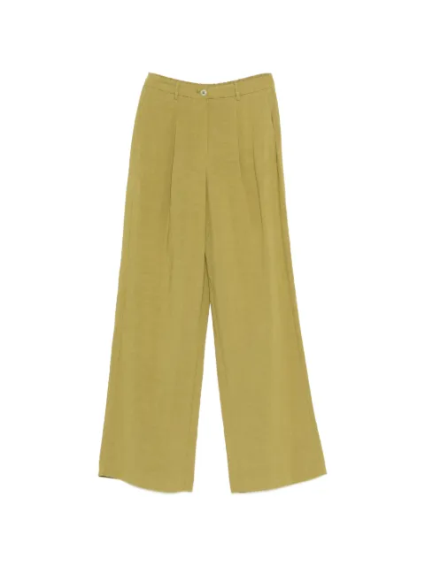 Merci pleated trousers Green P345L