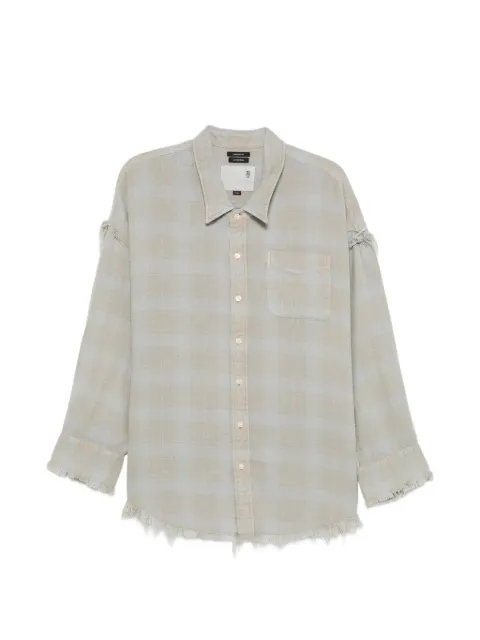 R13 long-sleeve buttoned shirt Blue R13WR075R860B
