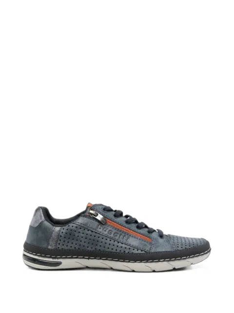 Bugatti perforated side-zip sneakers Blue 321ASG0550004100