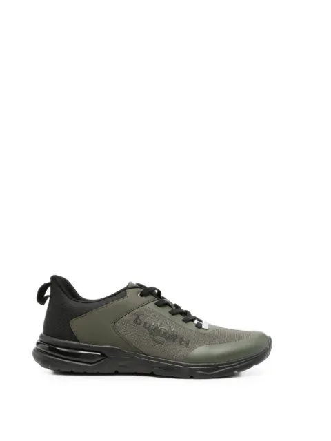 Bugatti logo-print panelled sneakers Green 343A700569007000