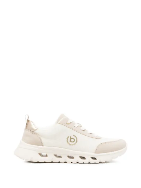 Bugatti logo-patch lace-up sneakers Neutrals 435A9A065569