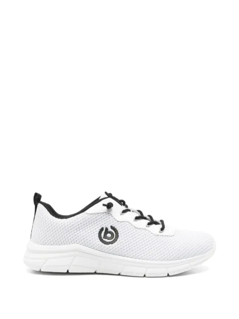 Bugatti logo-embroidered mesh sneakers White 345AFA1D6900