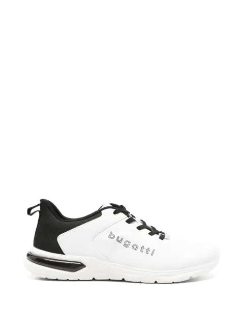 Bugatti logo-print panelled sneakers White 343A700569002000