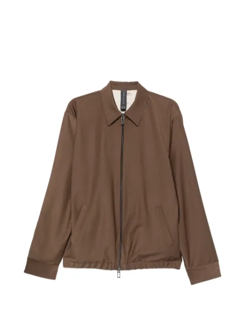 Hosio zip-fastening pocket overshirt Brown IUS26401G20