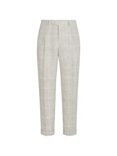 Brunello Cucinelli Prince of Wales trousers Neutrals MZ432L00HPC006