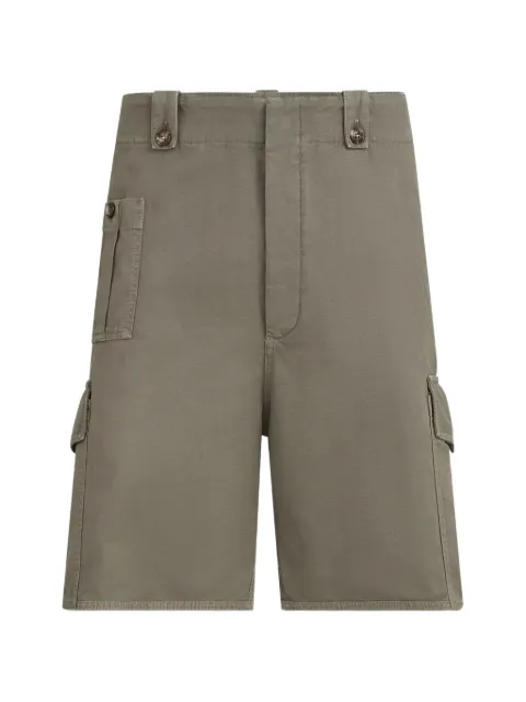 Brunello Cucinelli Bermuda shorts with cargo pockets Green MP44DU0075C6057