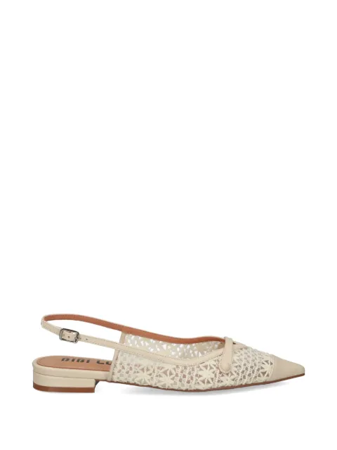 Bibi Lou Xaia lace pointed pumps Neutrals 636Z74VK