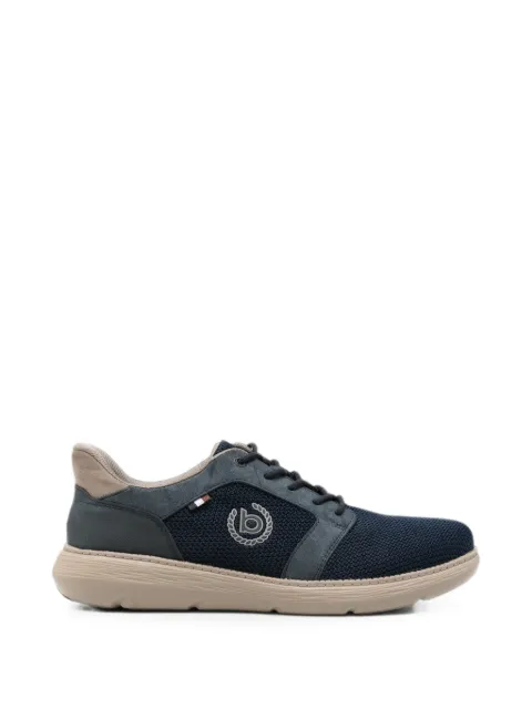 Bugatti logo-patch mesh-panel sneakers Blue 335AFU0869004100