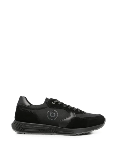 Bugatti logo-print panelled sneakers Black 333AX80114001000