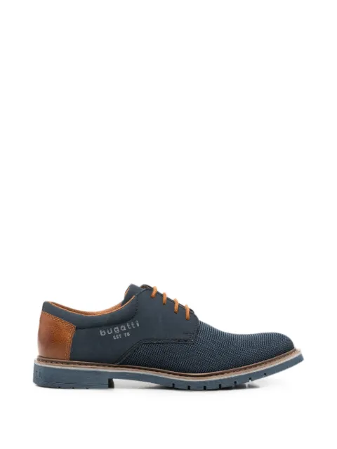 Bugatti panelled lace-up derby shoes Blue 335AVE016955