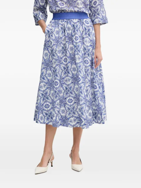 Joop! Saki A-Line midi skirt White 30102101