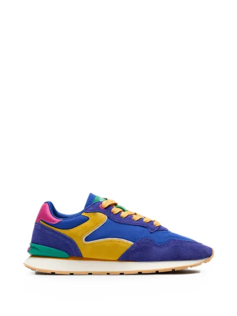 Hoff City Dopamine panelled suede-trim sneakers Blue 12602016