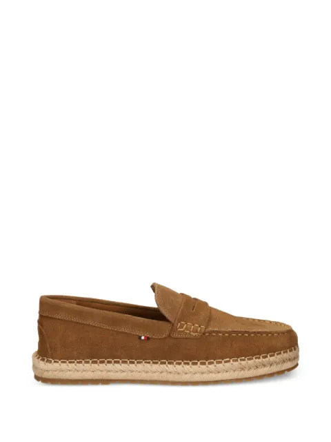 Tommy Hilfiger penny suede espadrilles Brown FM0FM05794