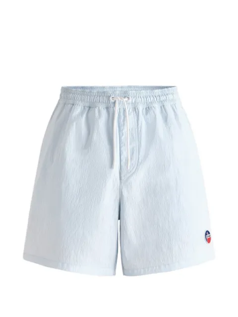 Fusalp Halfi drawstring textured swim shorts Blue 26EJ2523