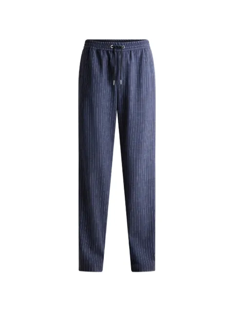 Fusalp Nobrel pinstripe drawstring trousers Blue 26EJ2501